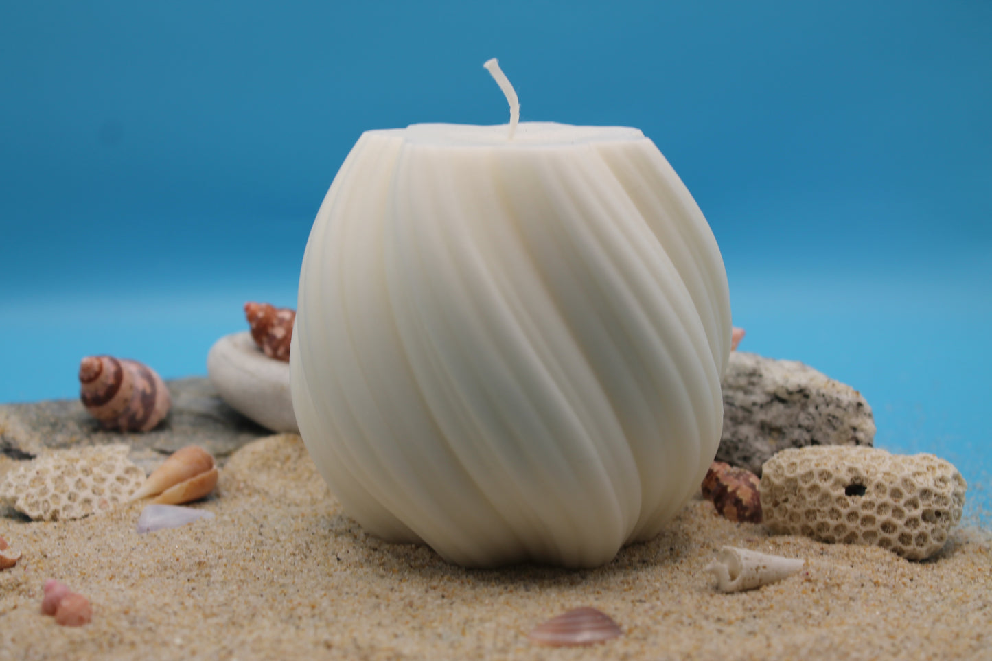 Geometric Wave Candle